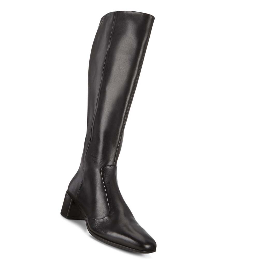 Ecco Shape 35 High-cut Squared Støvler Dame Svarte | NO 27SGL